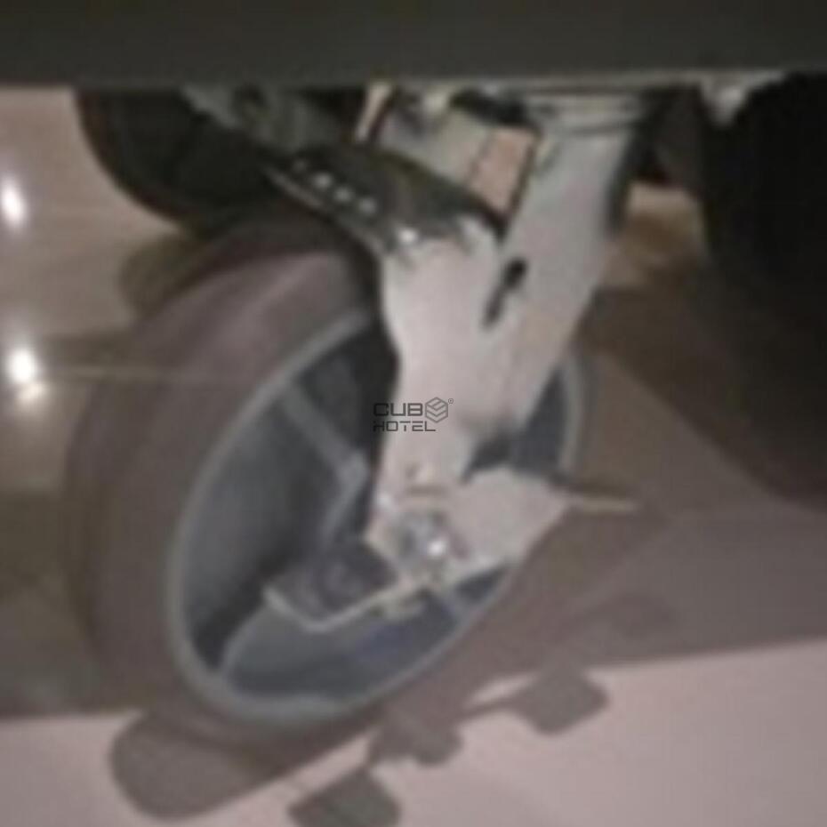 Wheel For Cleaning Car With Brake